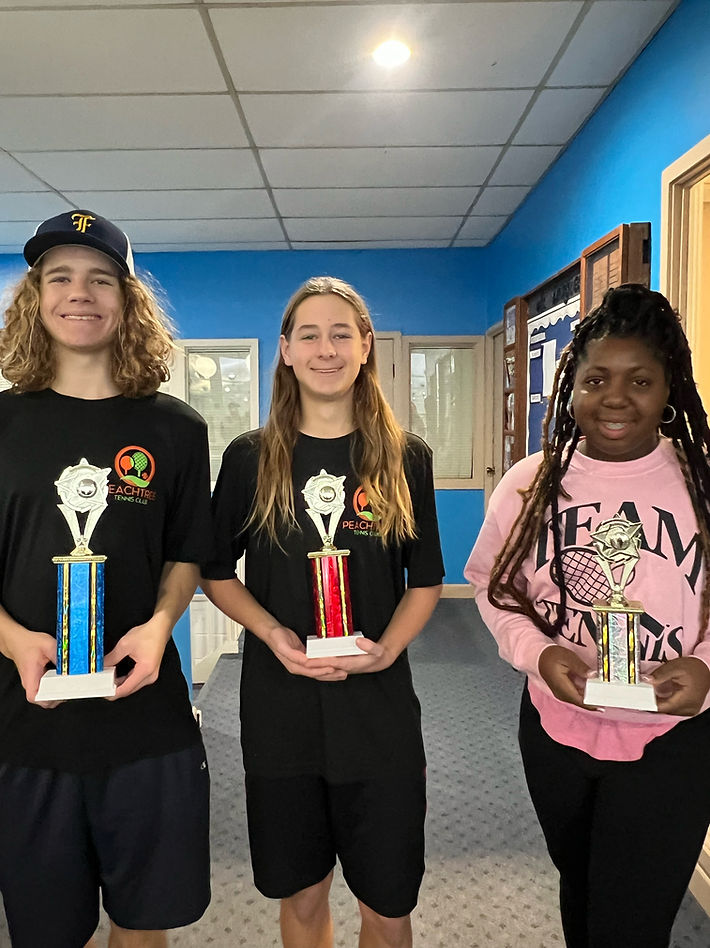 Peachtree Tennis Club tournament winner photo 2